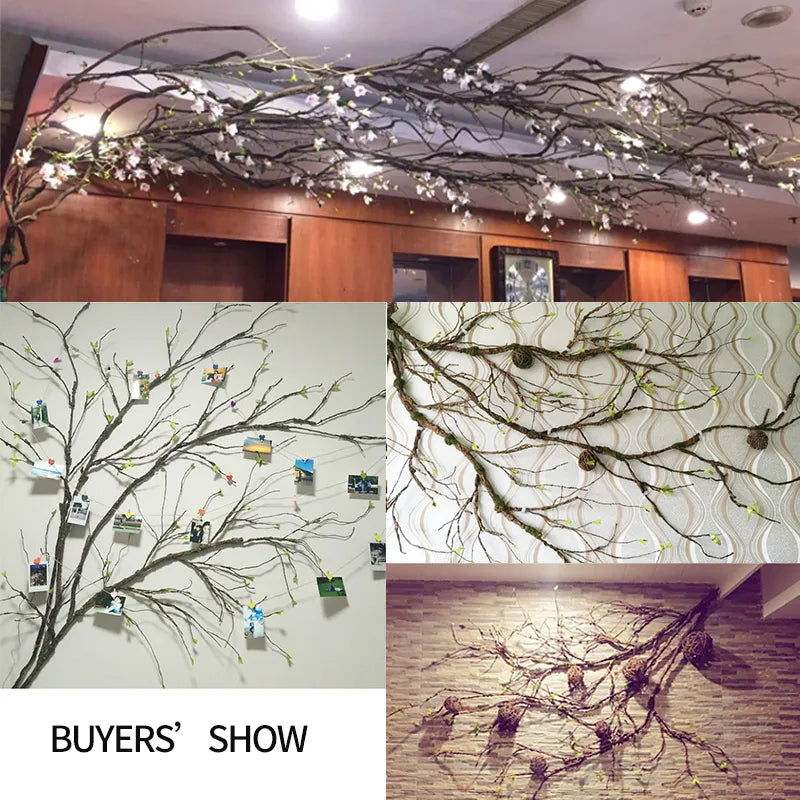 Flexible Artificial Tree Branches Decor