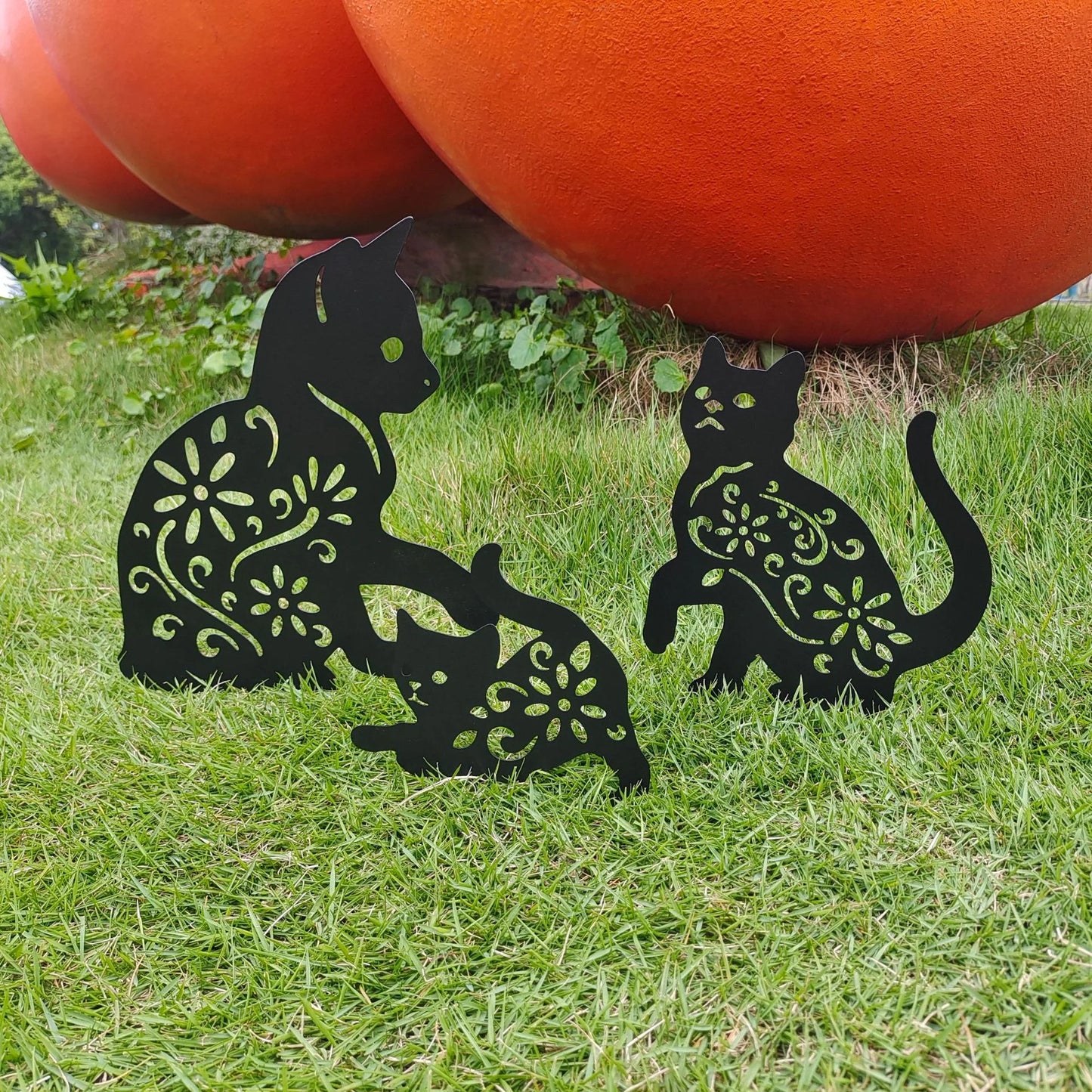 Metal Animal Silhouette Fence Decorations