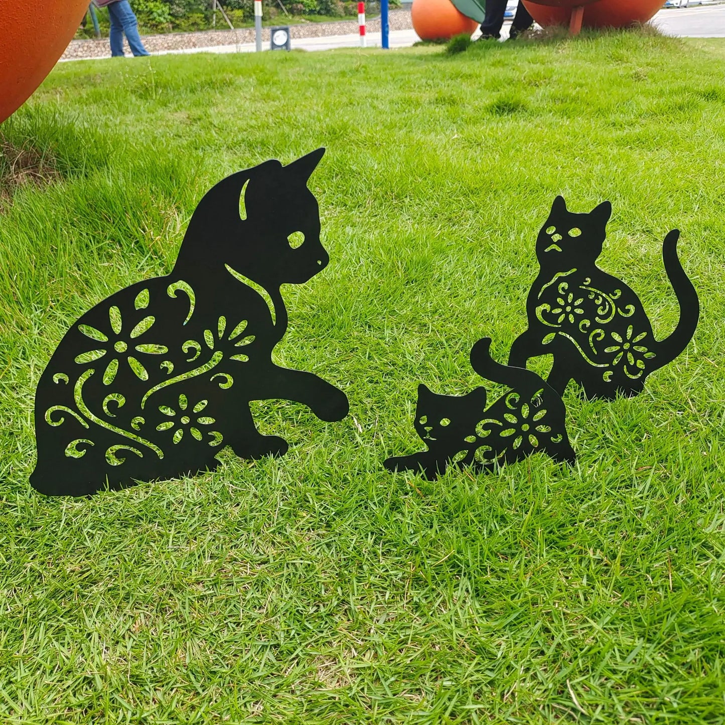 Metal Animal Silhouette Fence Decorations
