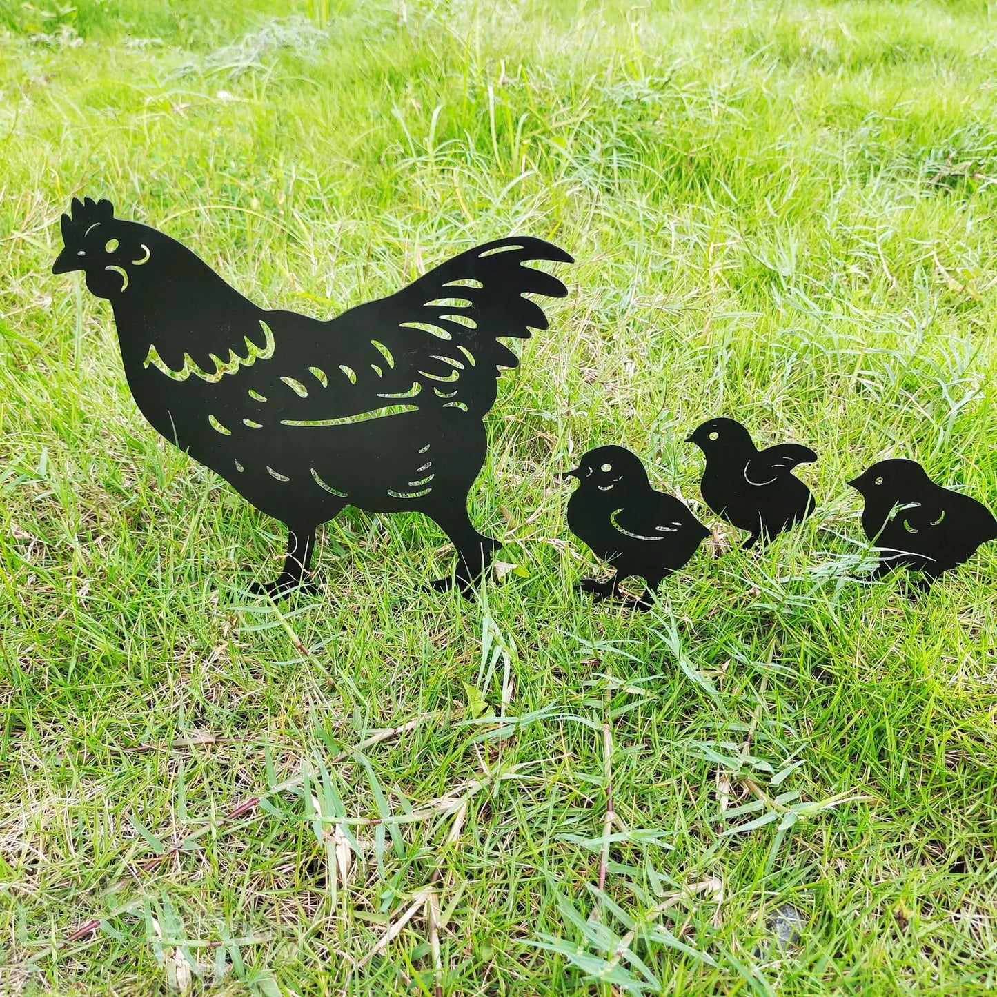 Metal Animal Silhouette Fence Decorations