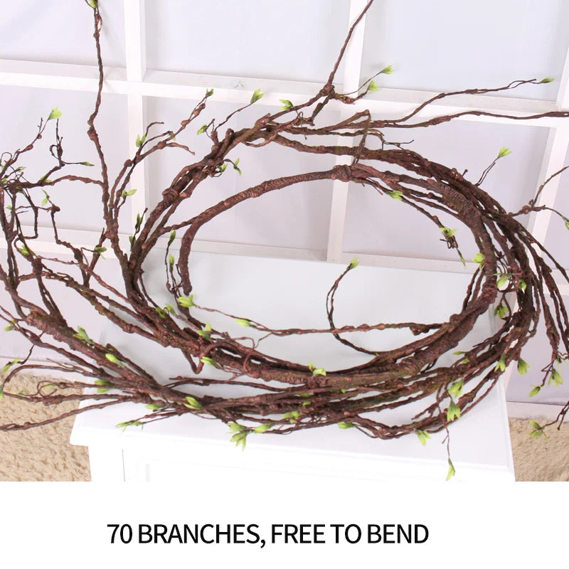 Flexible Artificial Tree Branches Decor