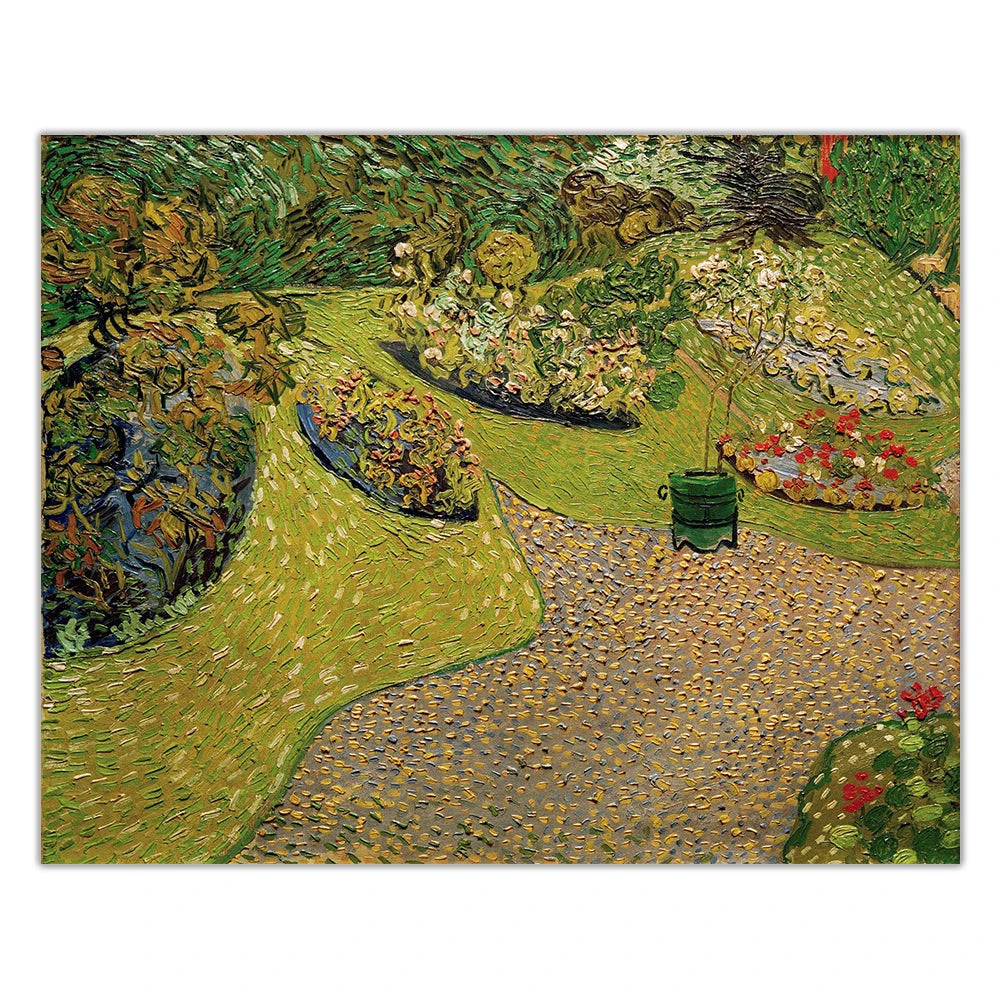 Van Gogh《Garden in Auvers》Canvas Art