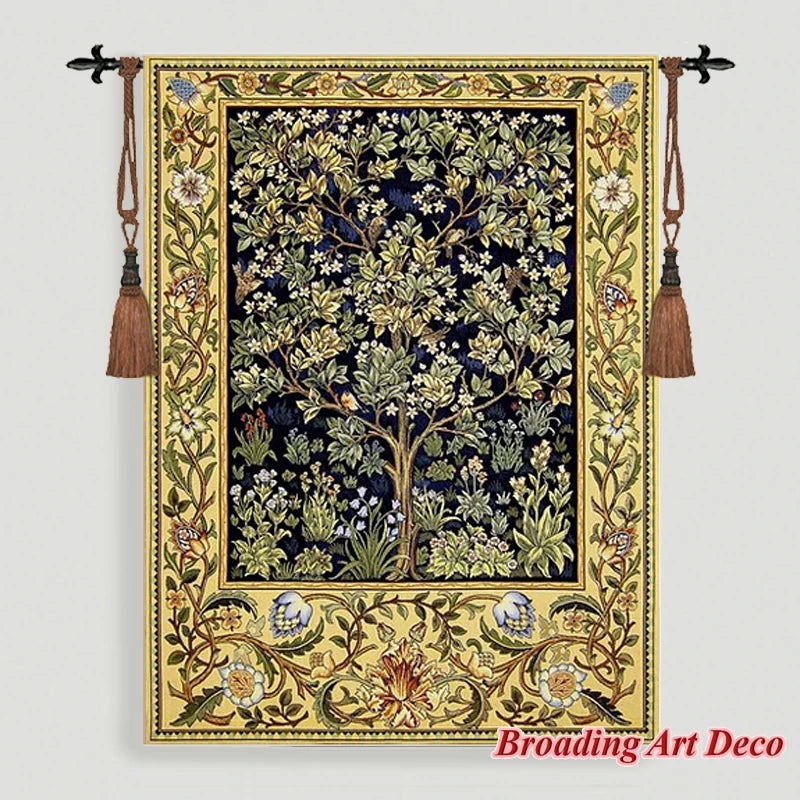 William Morris Tree of Life Tapestry Wall Hanging