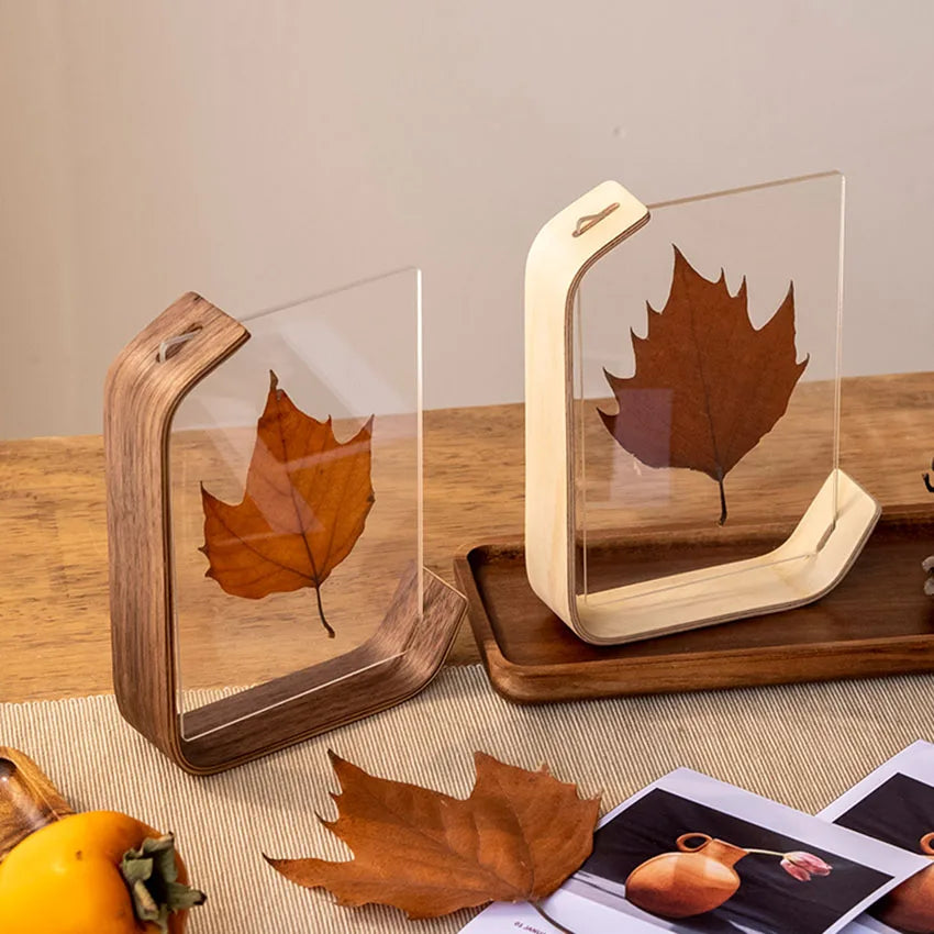 Wooden Photo Frame Herbarium Display