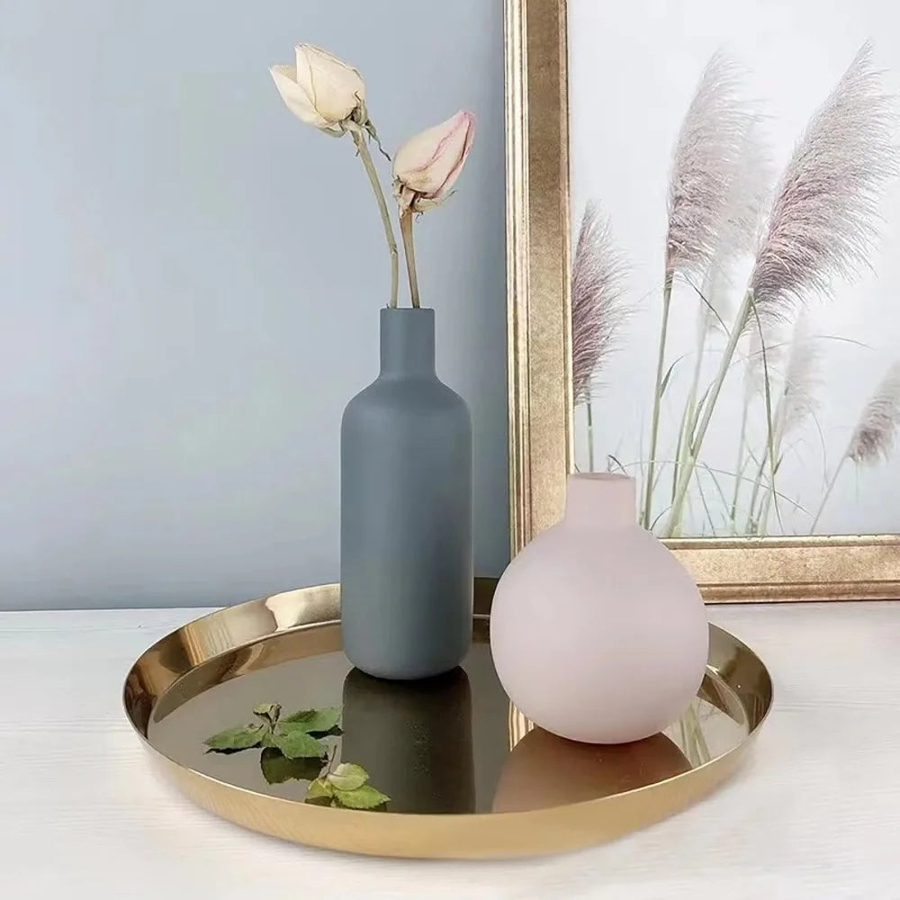 Ceramic, Neutral Modern Farmhouse Vases