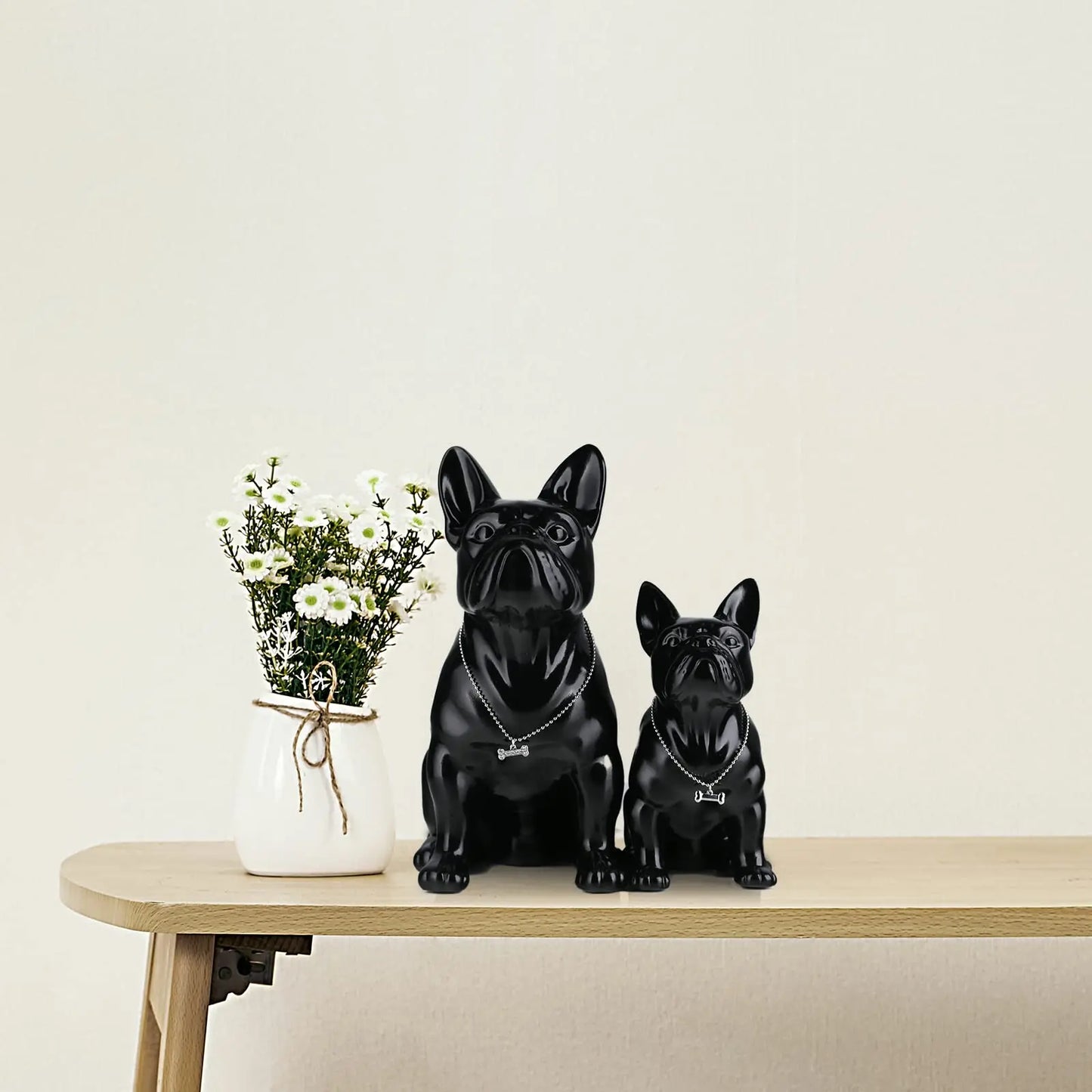 Resin French Bulldog Statue