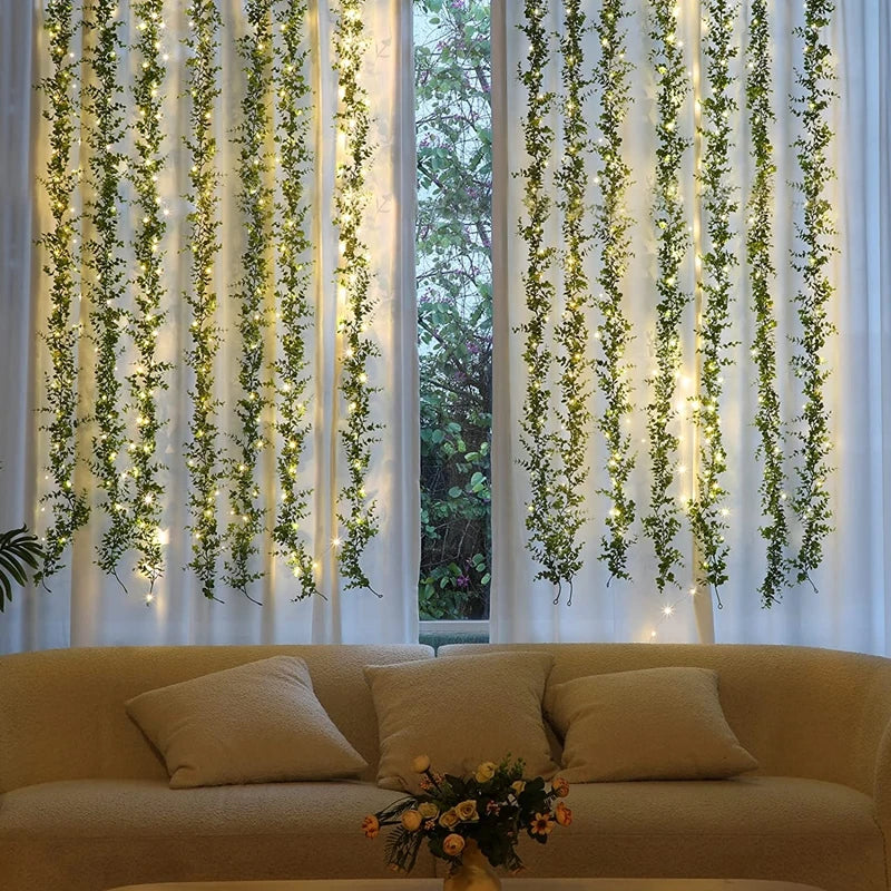 Eucalyptus, Indoor/Outdoor Ivy Garland Wall Hanging