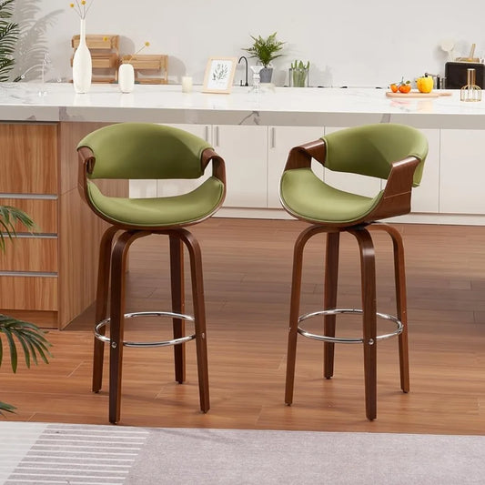 Kitchen Swivel Bar Stools Set of 2