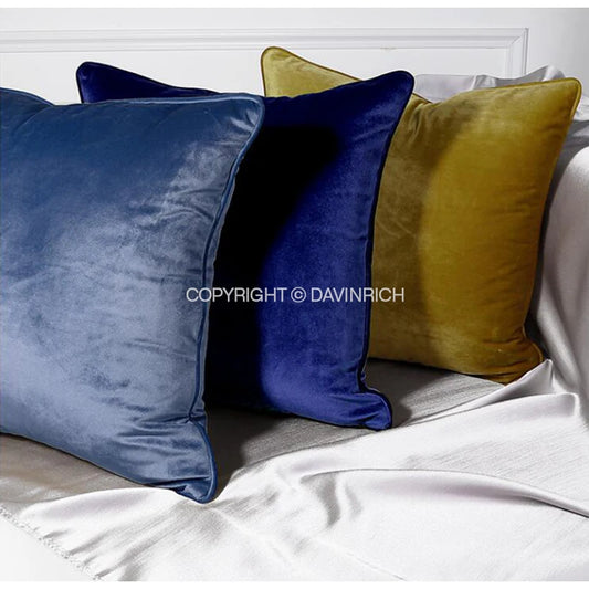 Italian Velvet Throw Pillow Cover