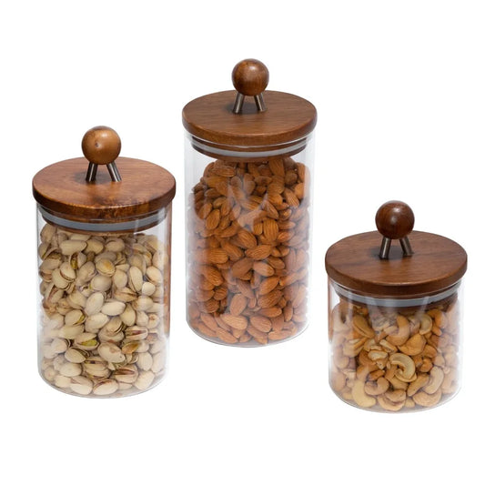 Acacia Storage Canisters or Decor