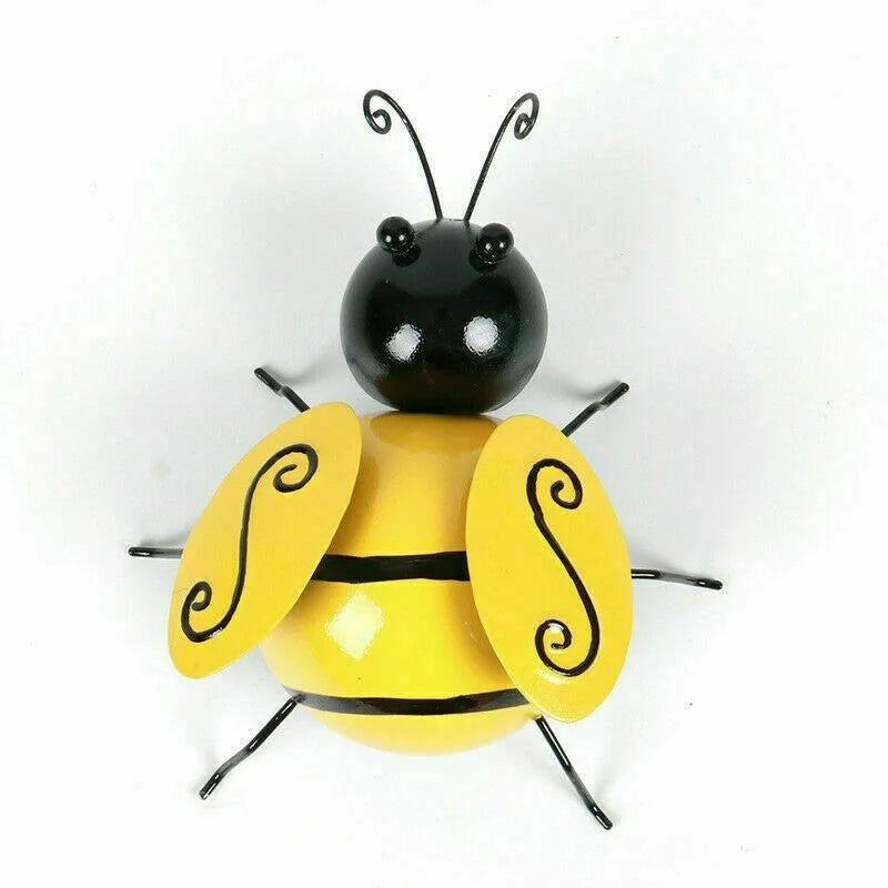 Metal Art Bumble Bee Garden Accents