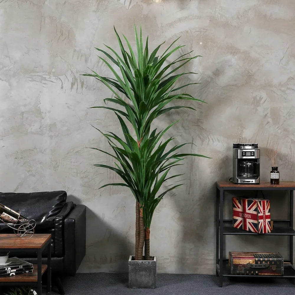 6 Foot Silk Dracaena Corn Plant