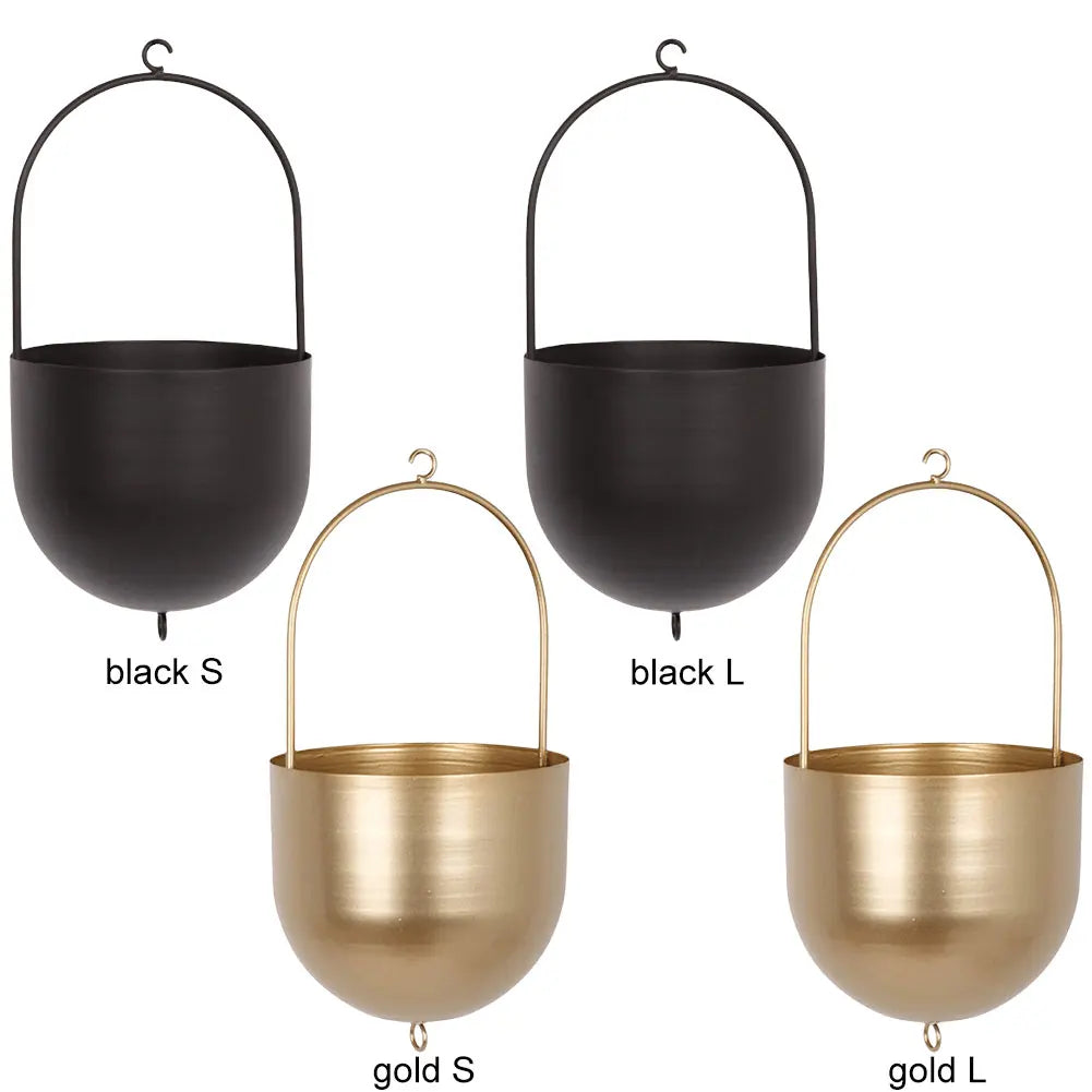 Hanging Metal Plant Pot Indoor/Outdoor