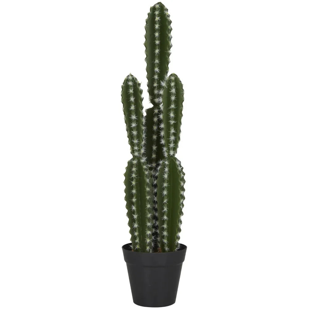 Artificial Cactus with  Realistic Leaves