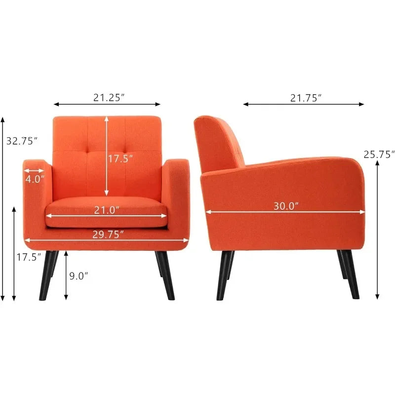 Mid Century Modern Accent Chairs