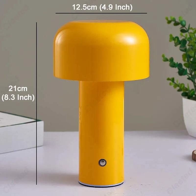 Italian Designer Mushroom Table Lamp/Night Light