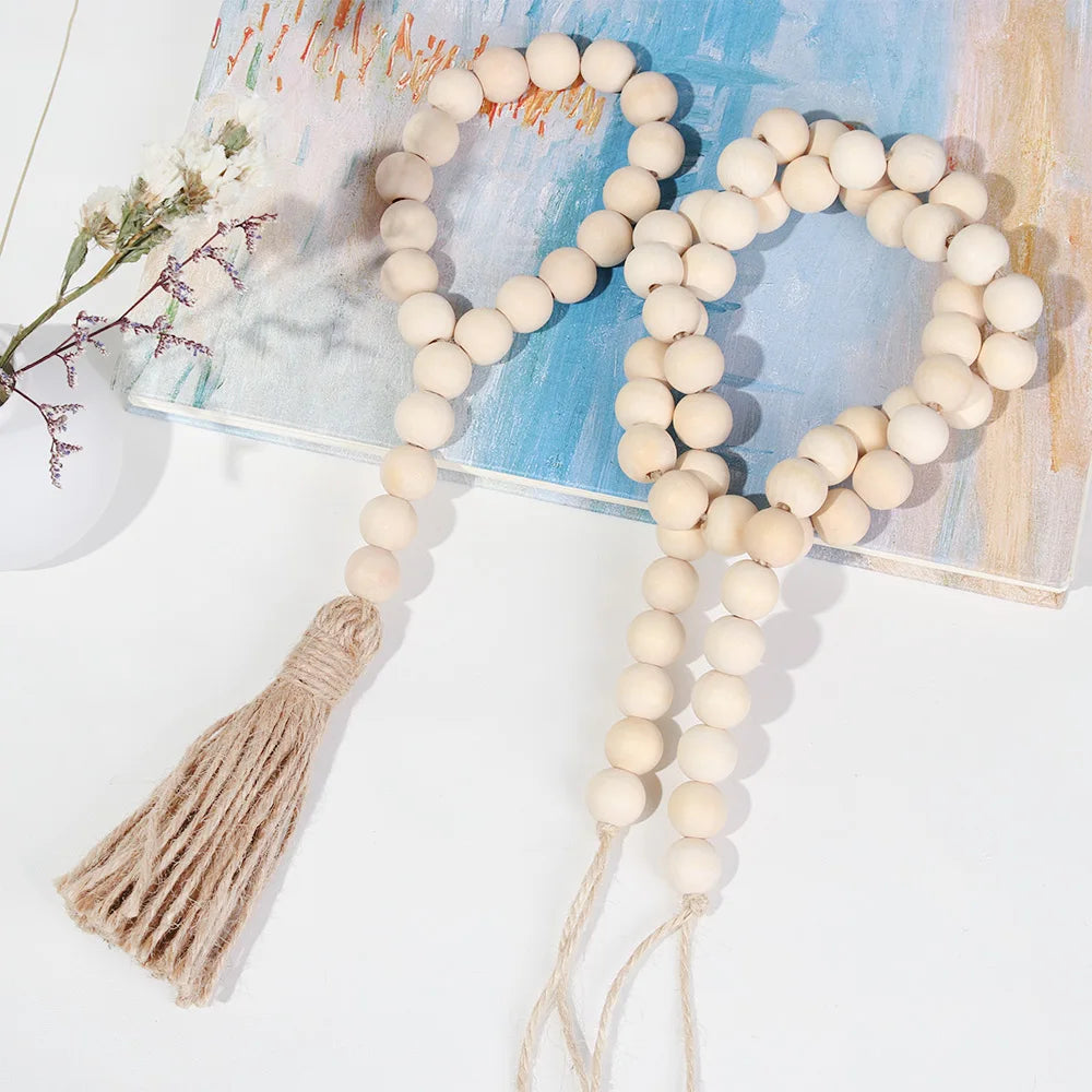 Handmade Bead Ornament  with Tassels